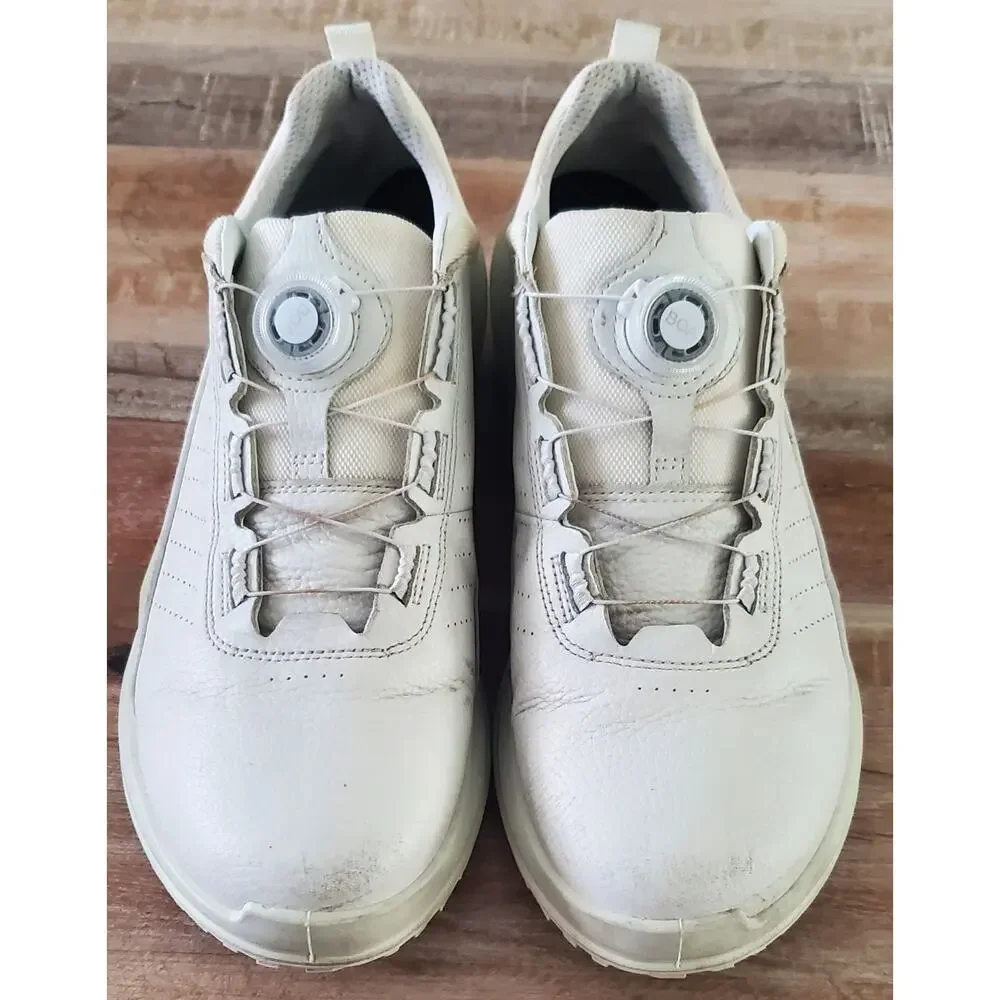 ECCO Biom 2.0 BOA Men's White Leather Walking Shoes Sneakers Size 45 US 11.5
